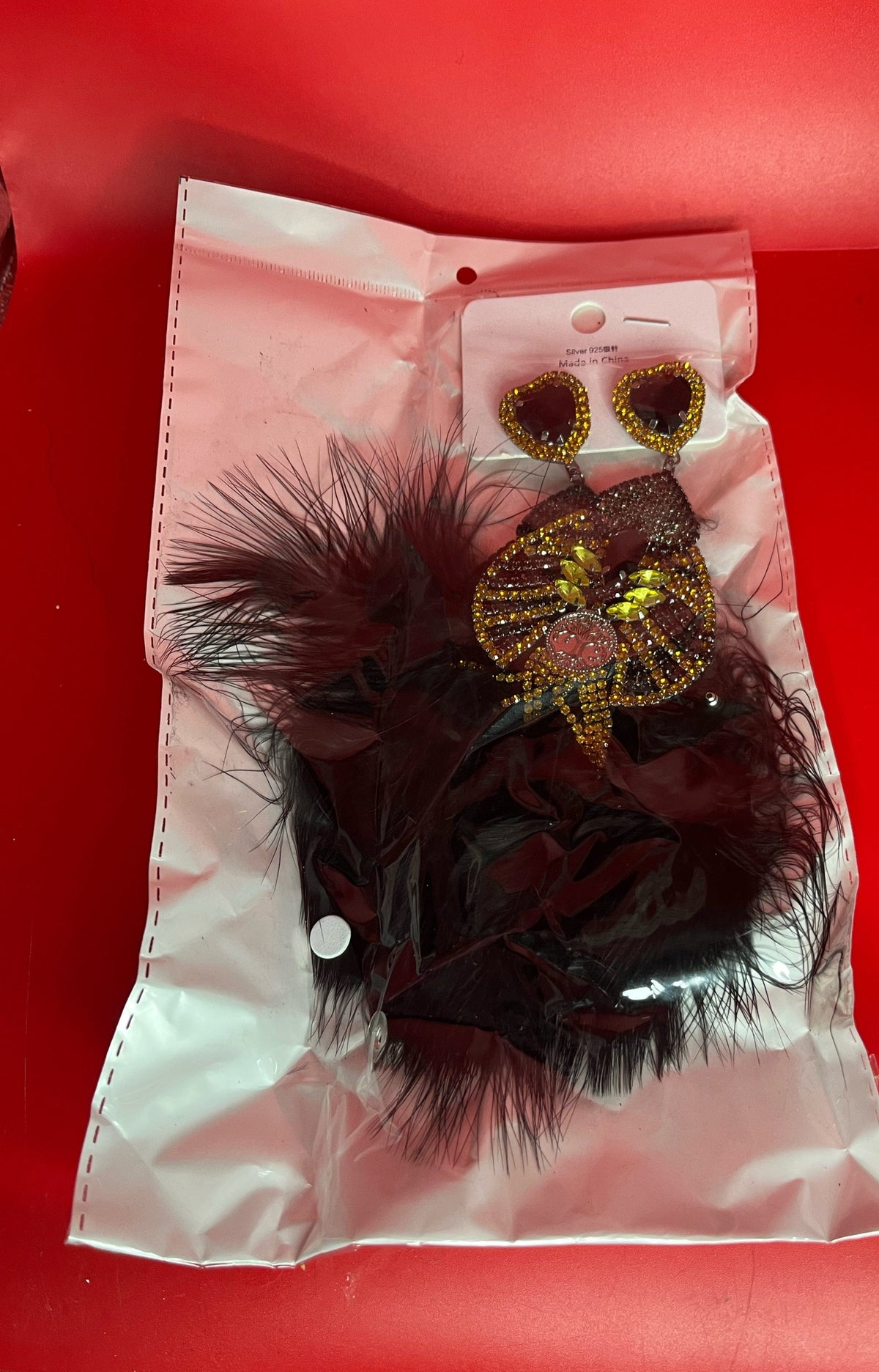 Teardrop Feather Earrings - A-1 Thread Vault