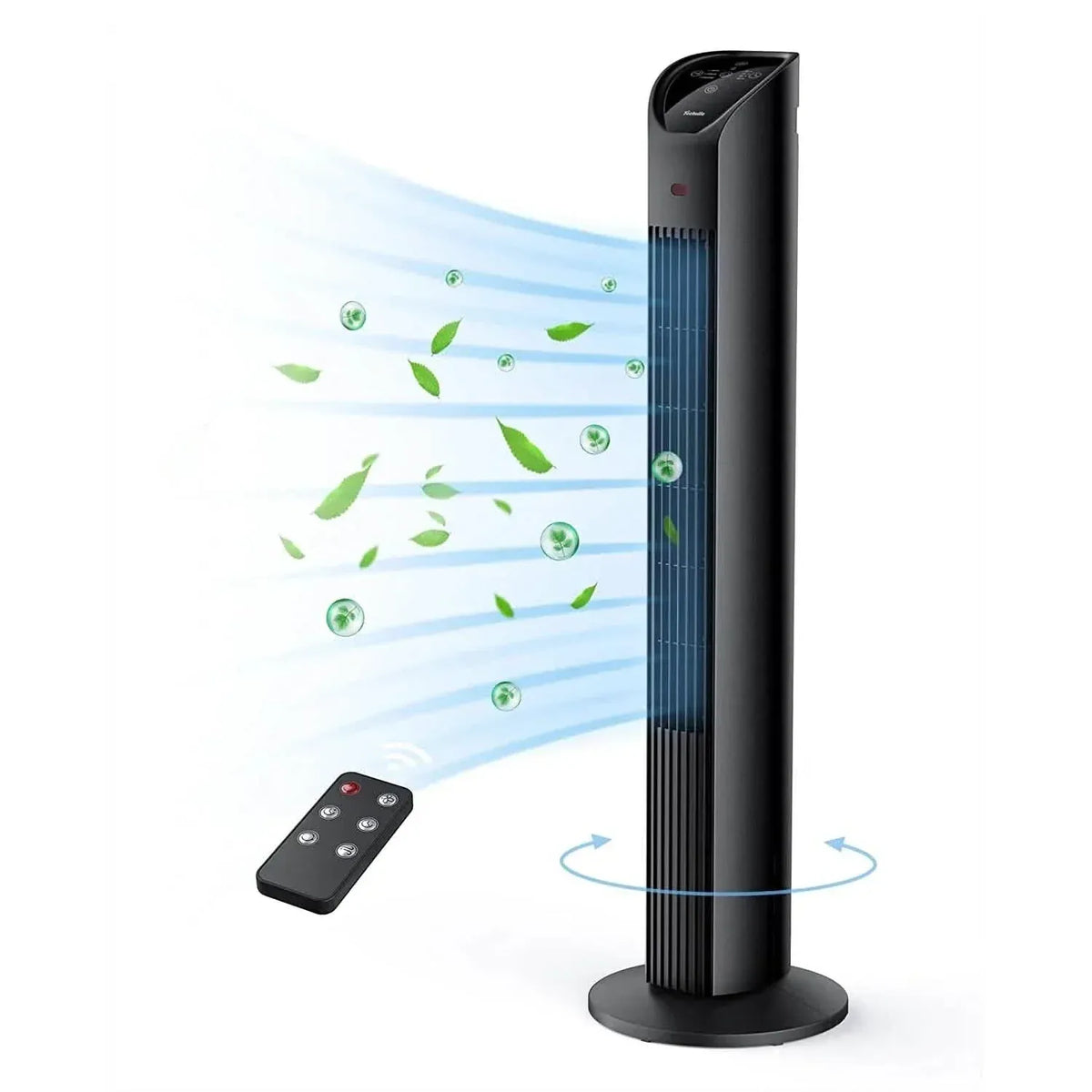TECHVILLA 75° Oscillating Fan with Remote, 3 Modes 3 Speeds - A-1 Thread Vault