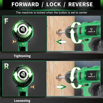 Tegatok 20V Cordless Drill Set - A-1 Thread Vault