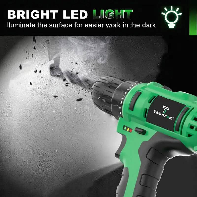 Tegatok 20V Cordless Drill Set - A-1 Thread Vault