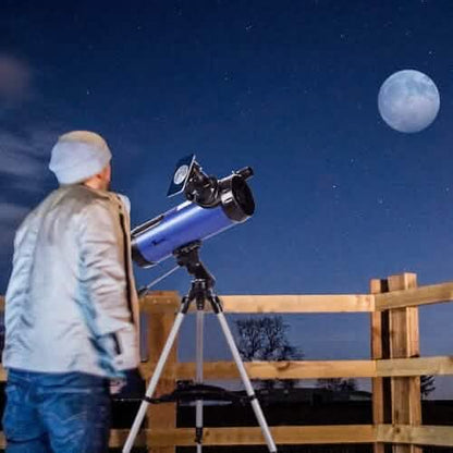 Telescope for Beginner 114mm Aperture 500mm AZ Mount Astronomical Reflector - A-1 Thread Vault
