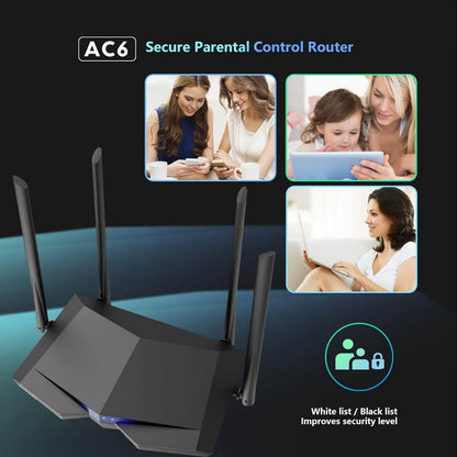 Tenda AC1200 Smart WiFi Router (Refurbished) - A-1 Thread Vault