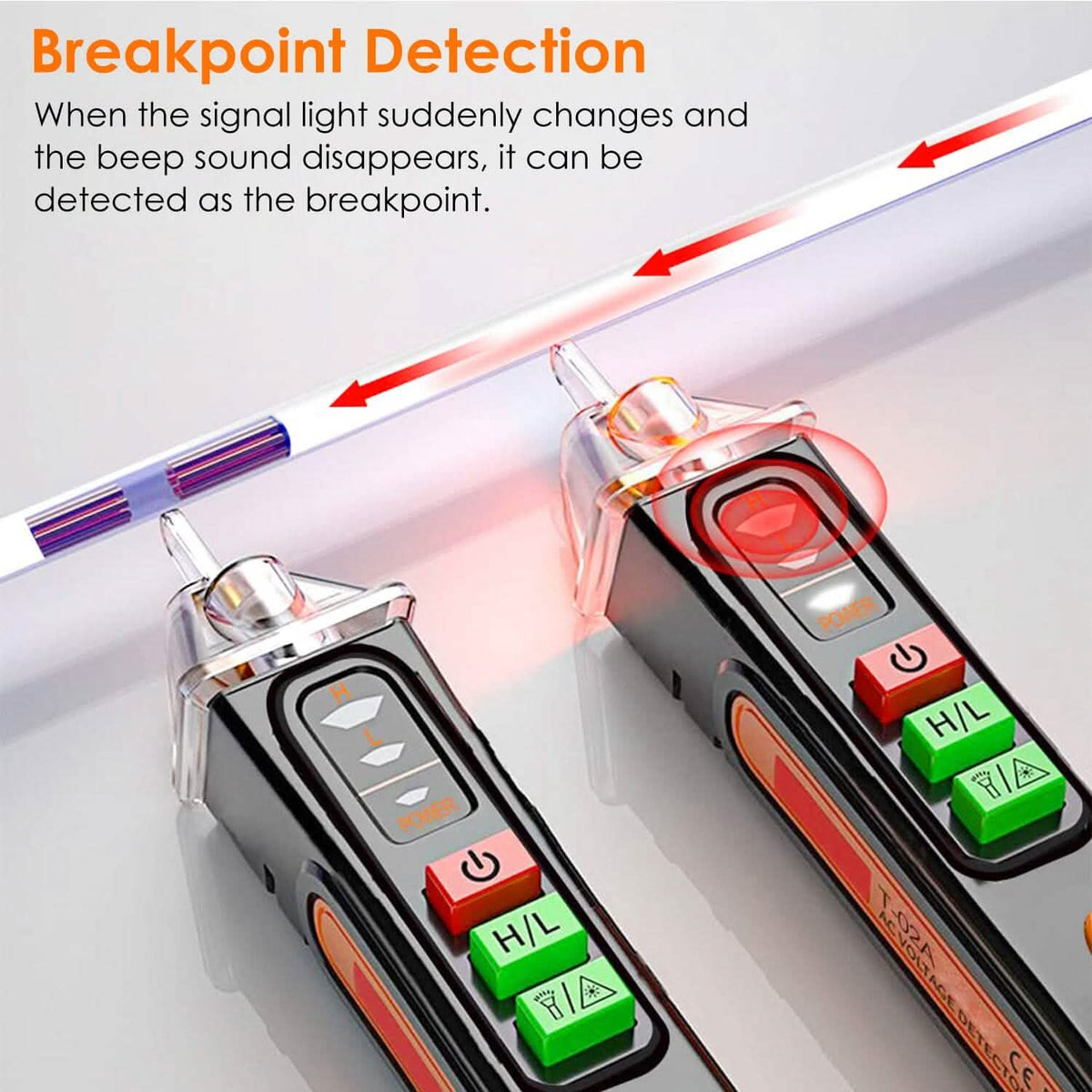 Test Pen Circuit Detector Tester Dual Range 12V/48V-1000V Breakpoint Finder - A-1 Thread Vault