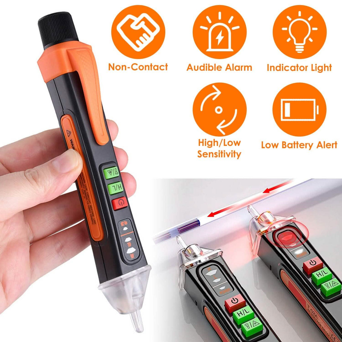 Test Pen Circuit Detector Tester Dual Range 12V/48V-1000V Breakpoint Finder - A-1 Thread Vault
