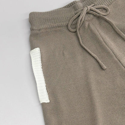 Textured Knit Sweater & Wide-Leg Trouser Set(MS448) - A-1 Thread Vault
