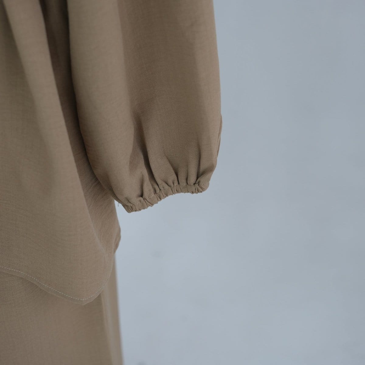 Textured Longline Top & Wide-Leg Trouser Set(MS455) - A-1 Thread Vault