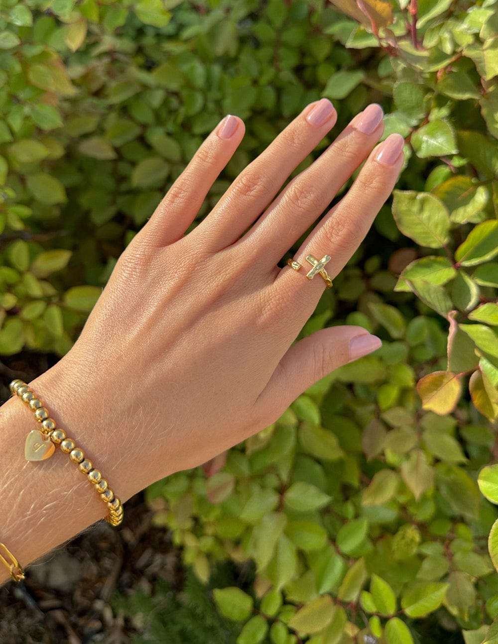 Textured Wrapped Cross Ring - A-1 Thread Vault