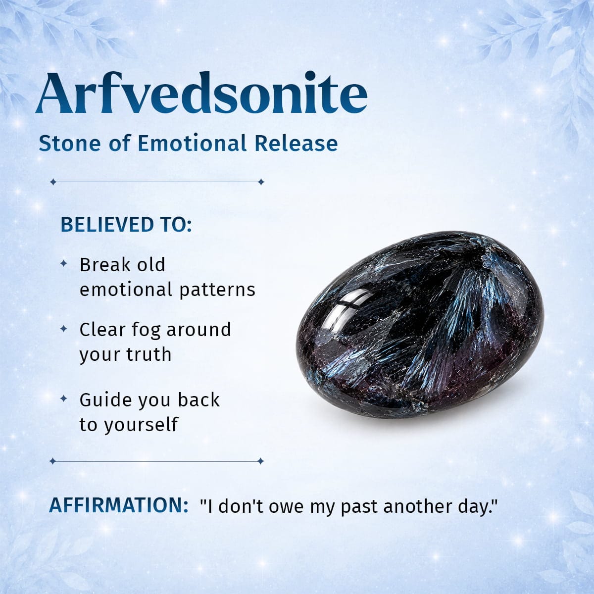 The Arfvedsonite Deep Healing Pendant - A-1 Thread Vault