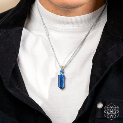 The Aura Shield - Rare Kyanite Pendant - A-1 Thread Vault