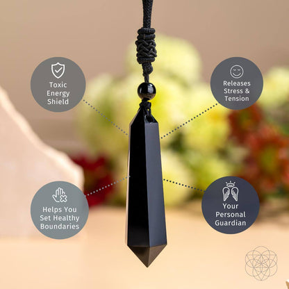 The Black Obsidian Talisman of Protection - A-1 Thread Vault