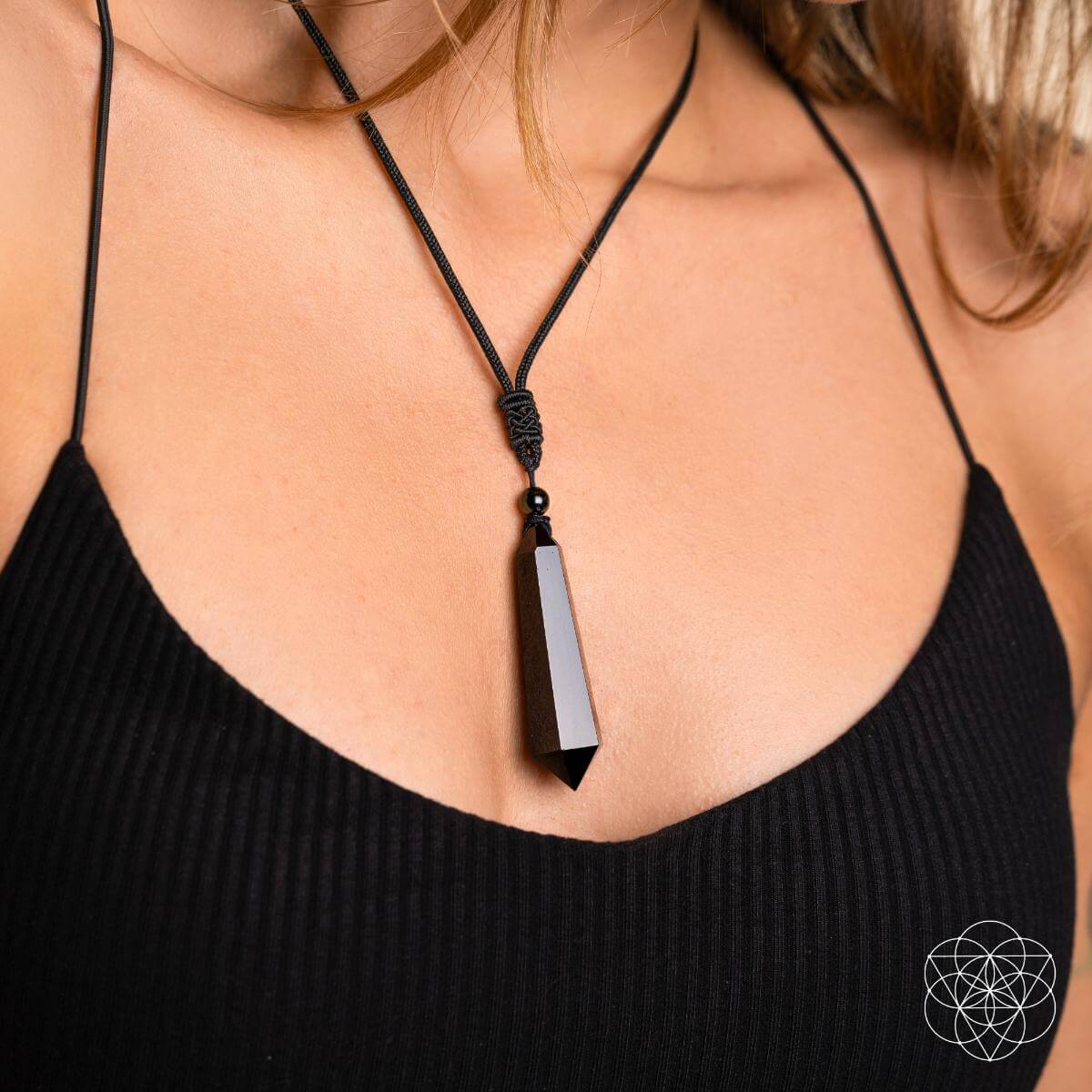 The Black Obsidian Talisman of Protection - A-1 Thread Vault