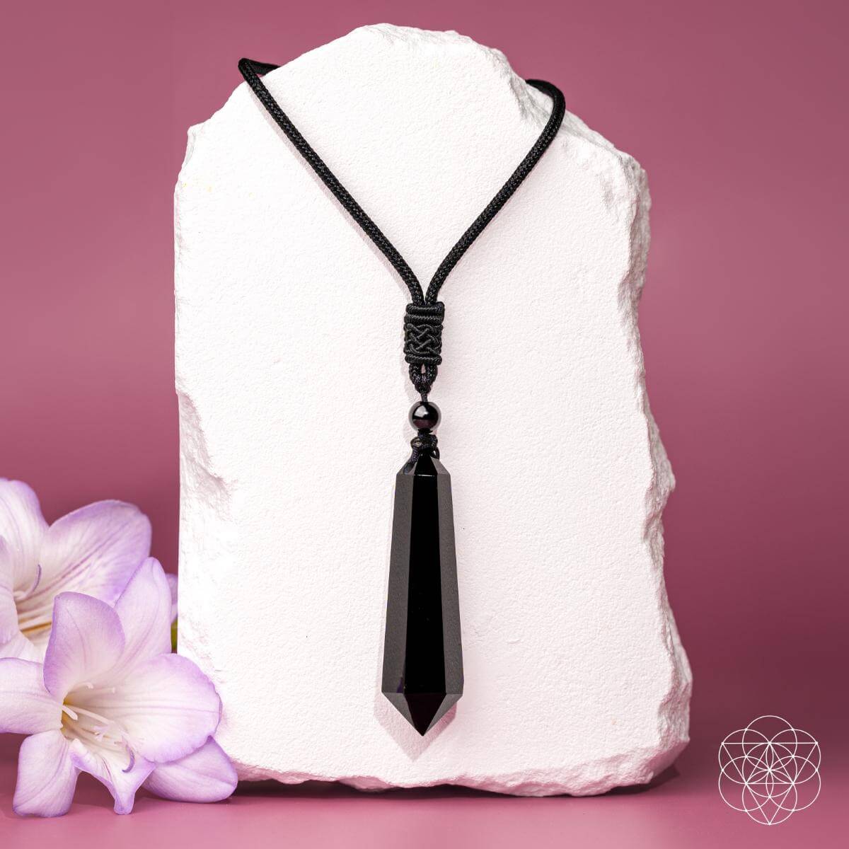 The Black Obsidian Talisman of Protection - A-1 Thread Vault