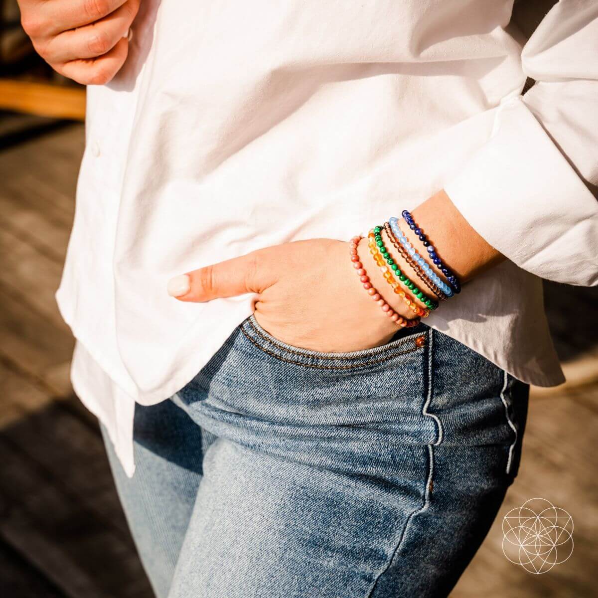 The Chakra-Balancing Bracelets Set - A-1 Thread Vault