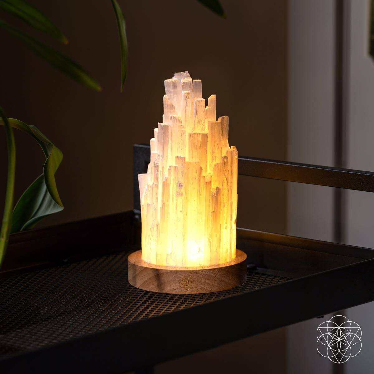 The Cleanse-All Selenite Lamp - 2 Pounds of Healing Power - A-1 Thread Vault