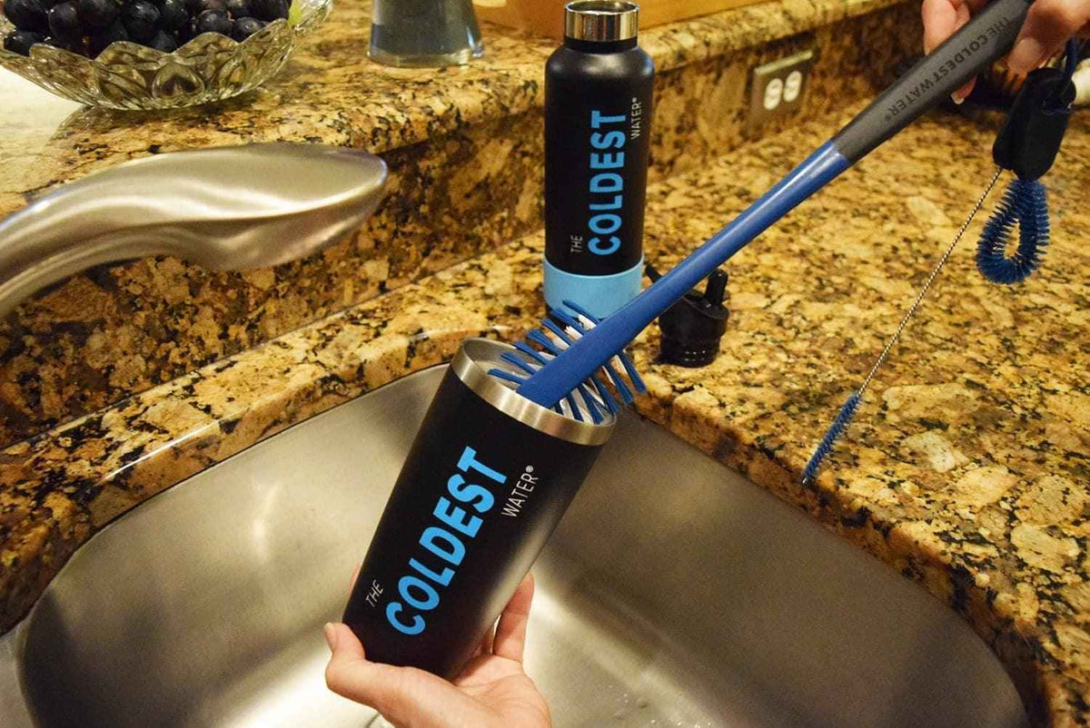 The Coldest Water Bottle Brush: 3 Tools in 1 - A-1 Thread Vault