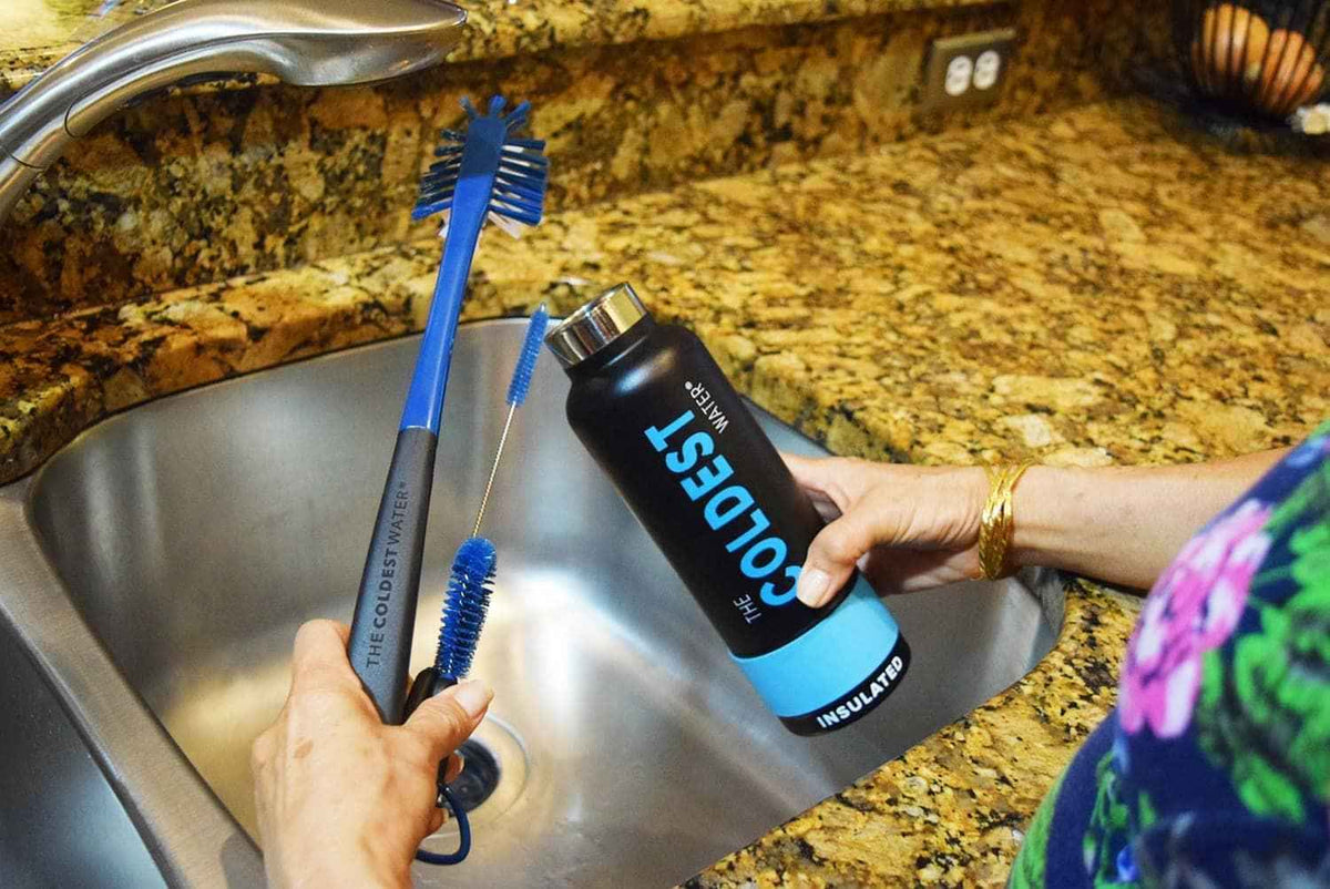 The Coldest Water Bottle Brush: 3 Tools in 1 - A-1 Thread Vault
