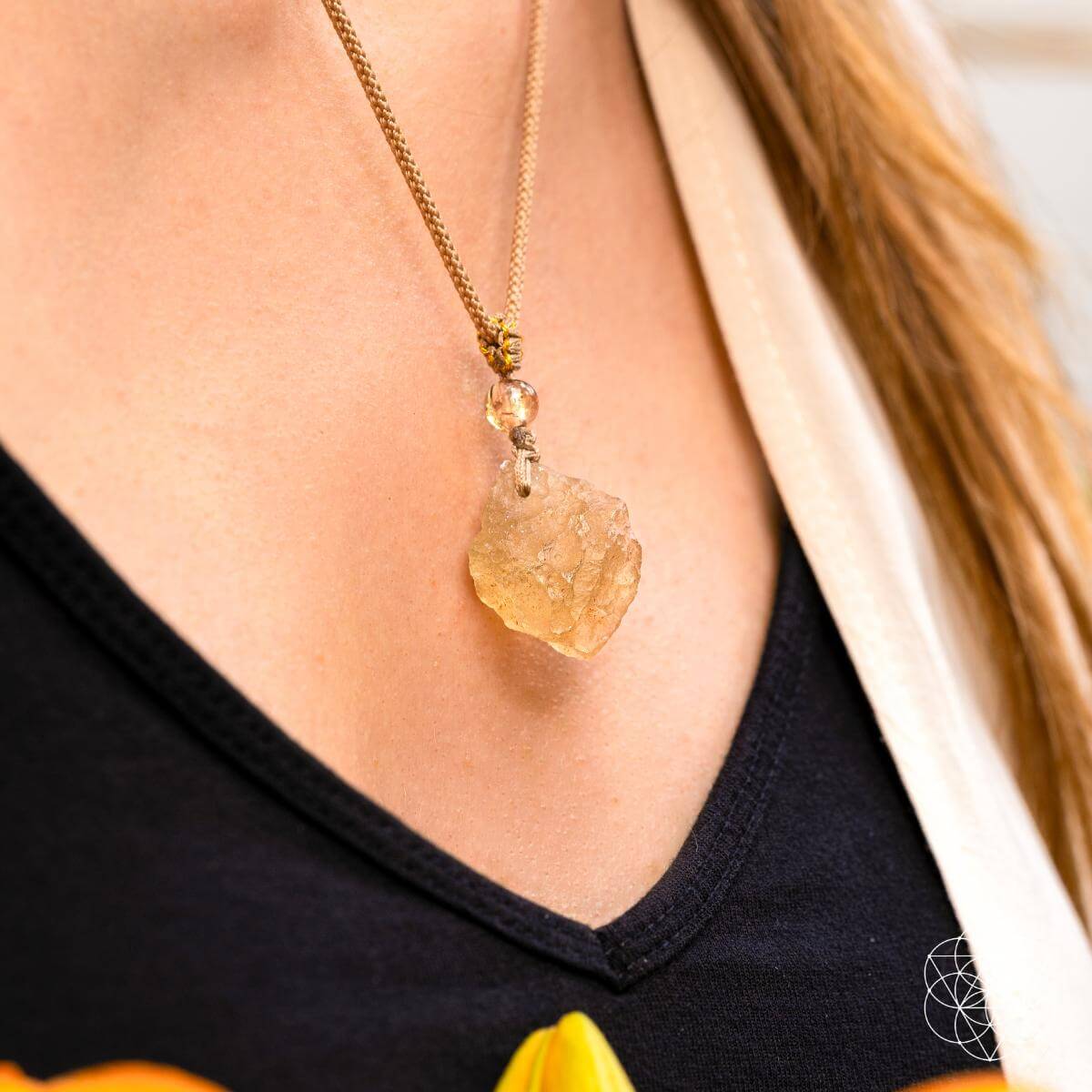 The Destiny Relic – Libyan Desert Glass Pendant - A-1 Thread Vault