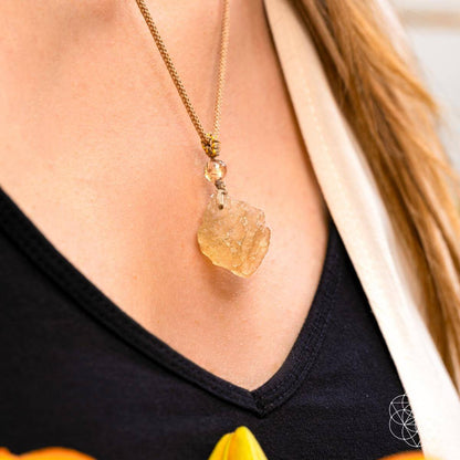 The Destiny Relic – Libyan Desert Glass Pendant - A-1 Thread Vault