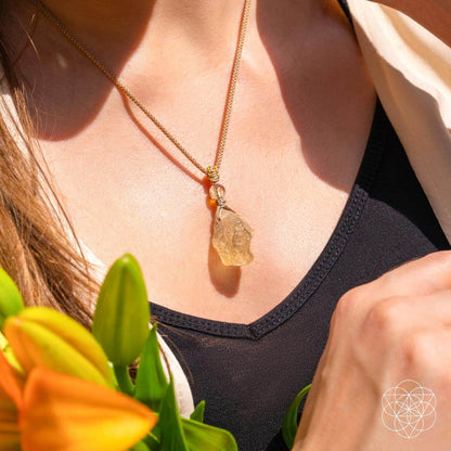 The Destiny Relic – Libyan Desert Glass Pendant - A-1 Thread Vault