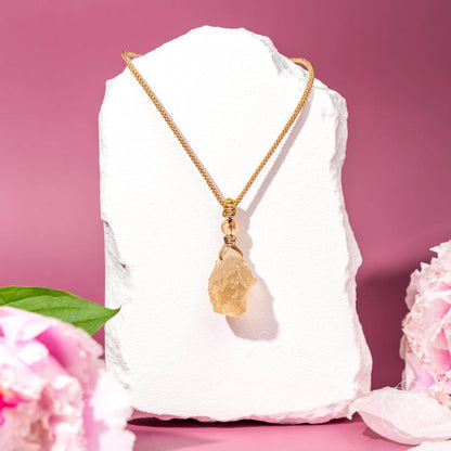 The Destiny Relic – Libyan Desert Glass Pendant - A-1 Thread Vault