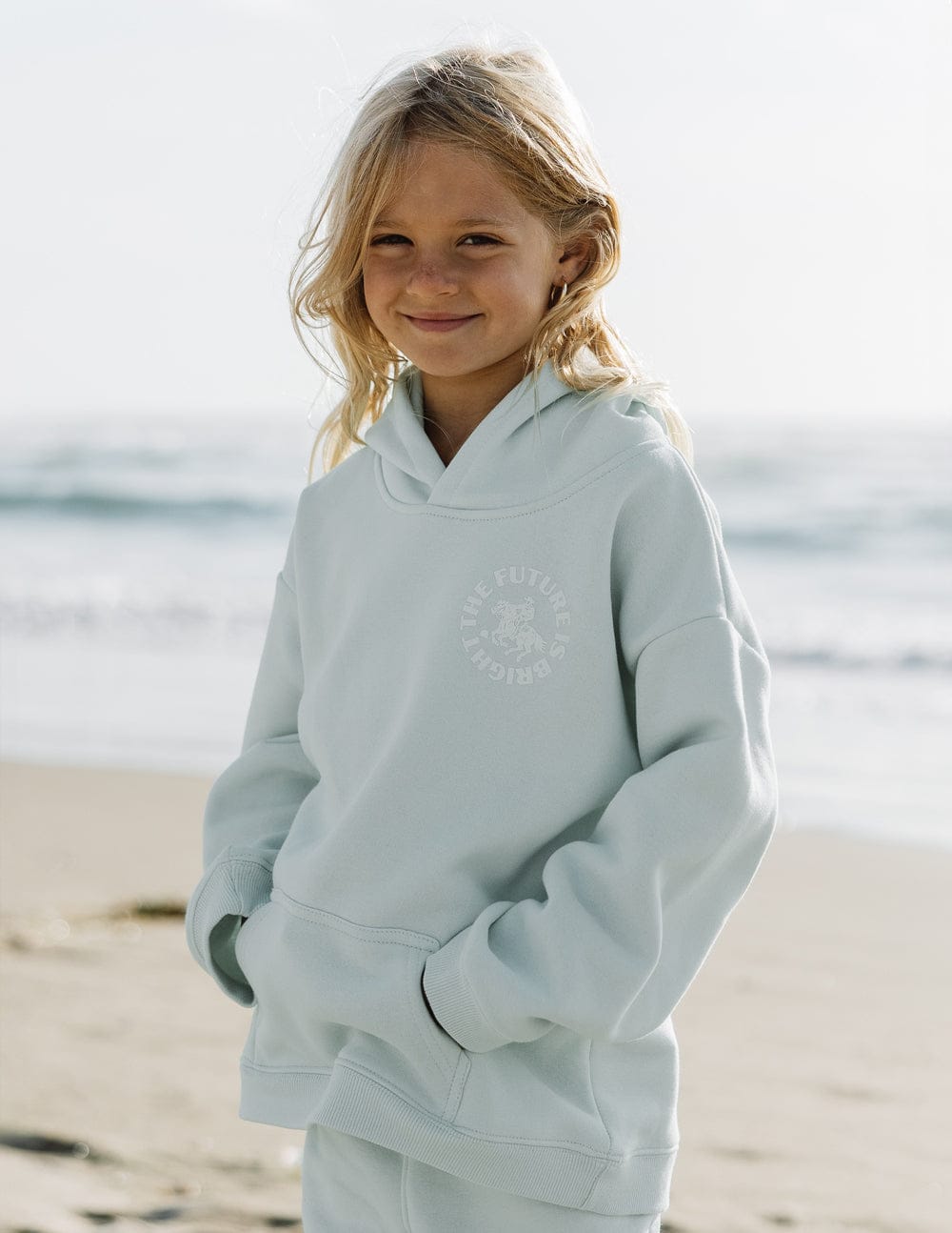 The Future Is Bright Kids Hoodie - A-1 Thread Vault