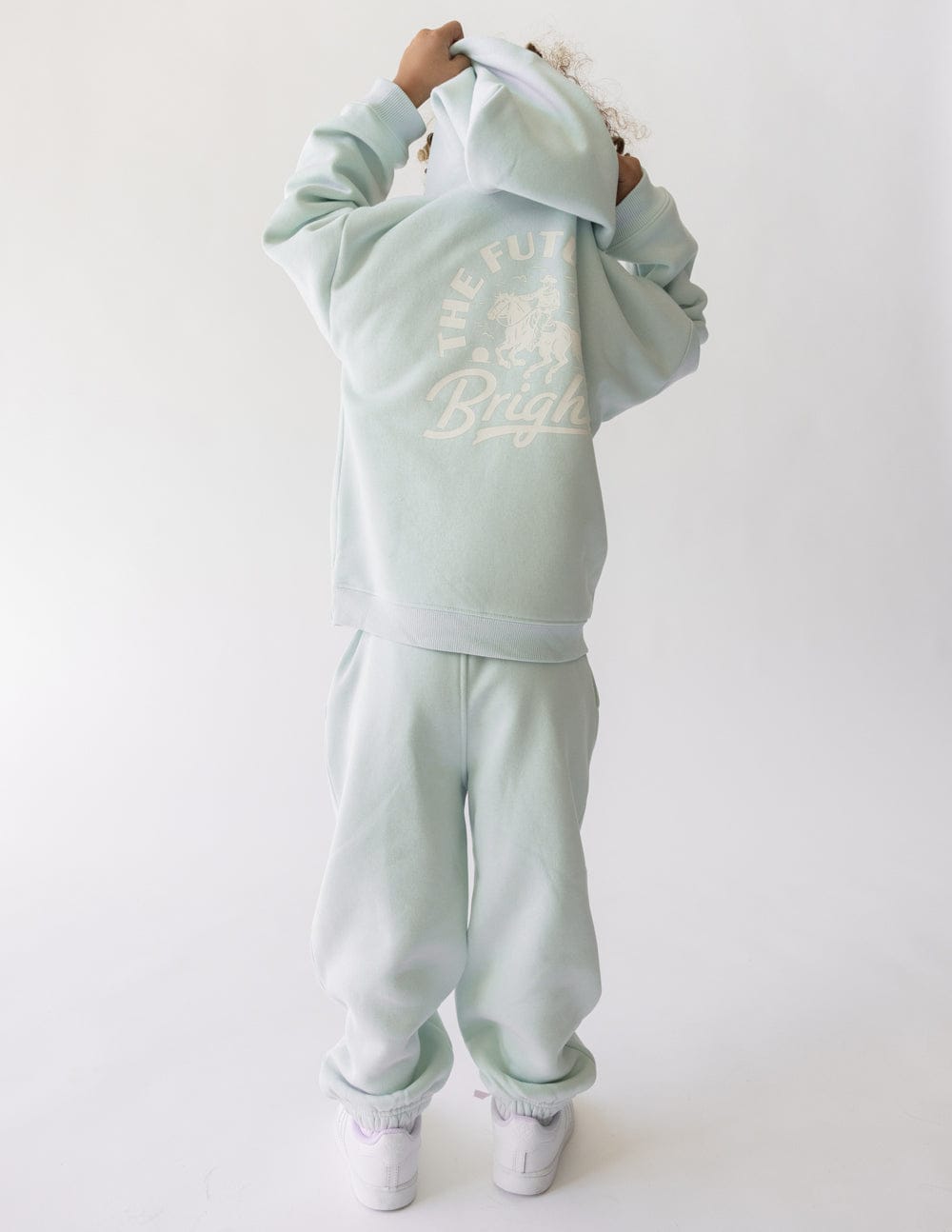 The Future Is Bright Kids Hoodie - A-1 Thread Vault
