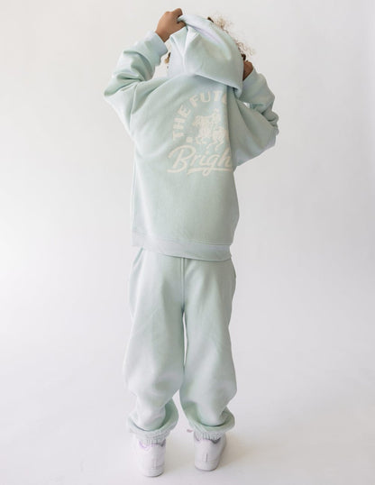 The Future Is Bright Kids Hoodie - A-1 Thread Vault