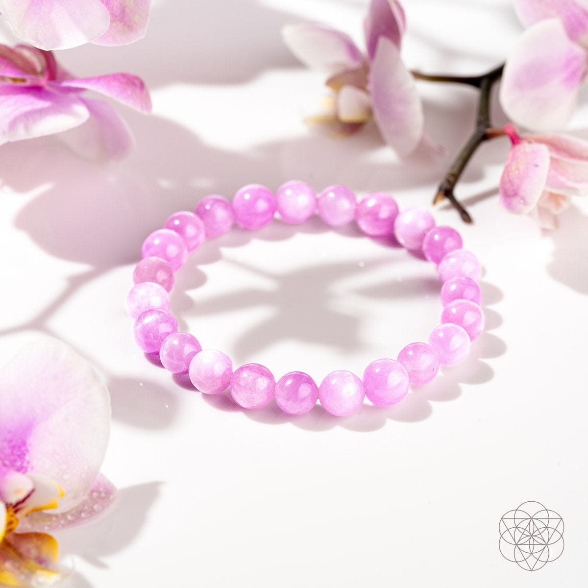 The Heart Reset - Rare Pink Kunzite Bracelet - A-1 Thread Vault