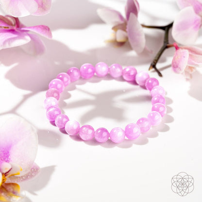 The Heart Reset - Rare Pink Kunzite Bracelet - A-1 Thread Vault