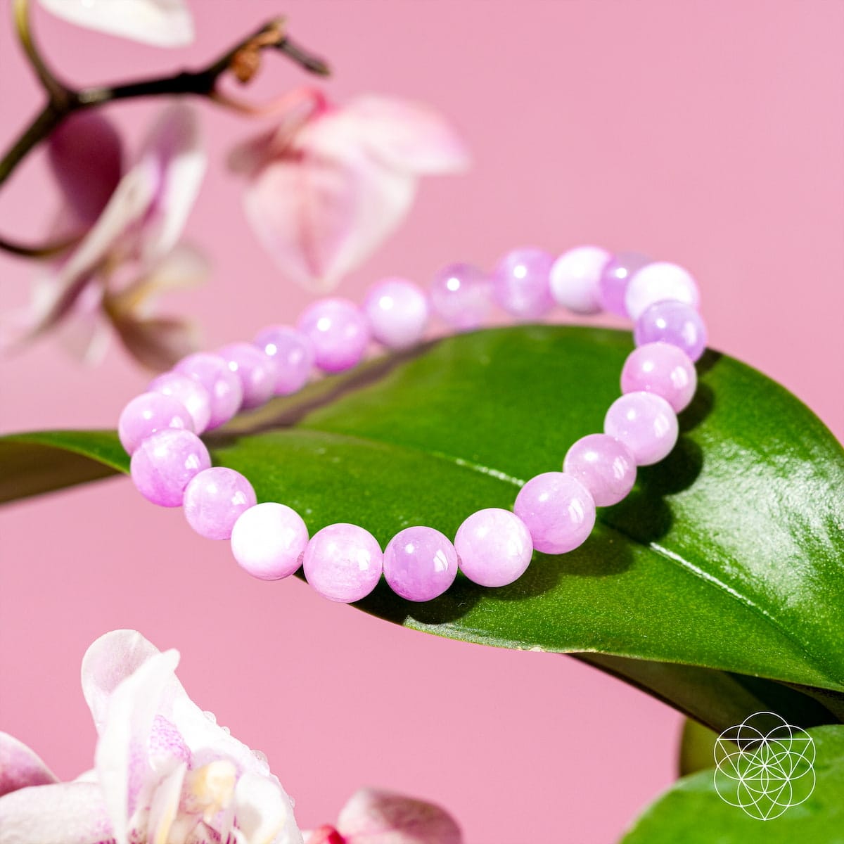 The Heart Reset - Rare Pink Kunzite Bracelet - A-1 Thread Vault