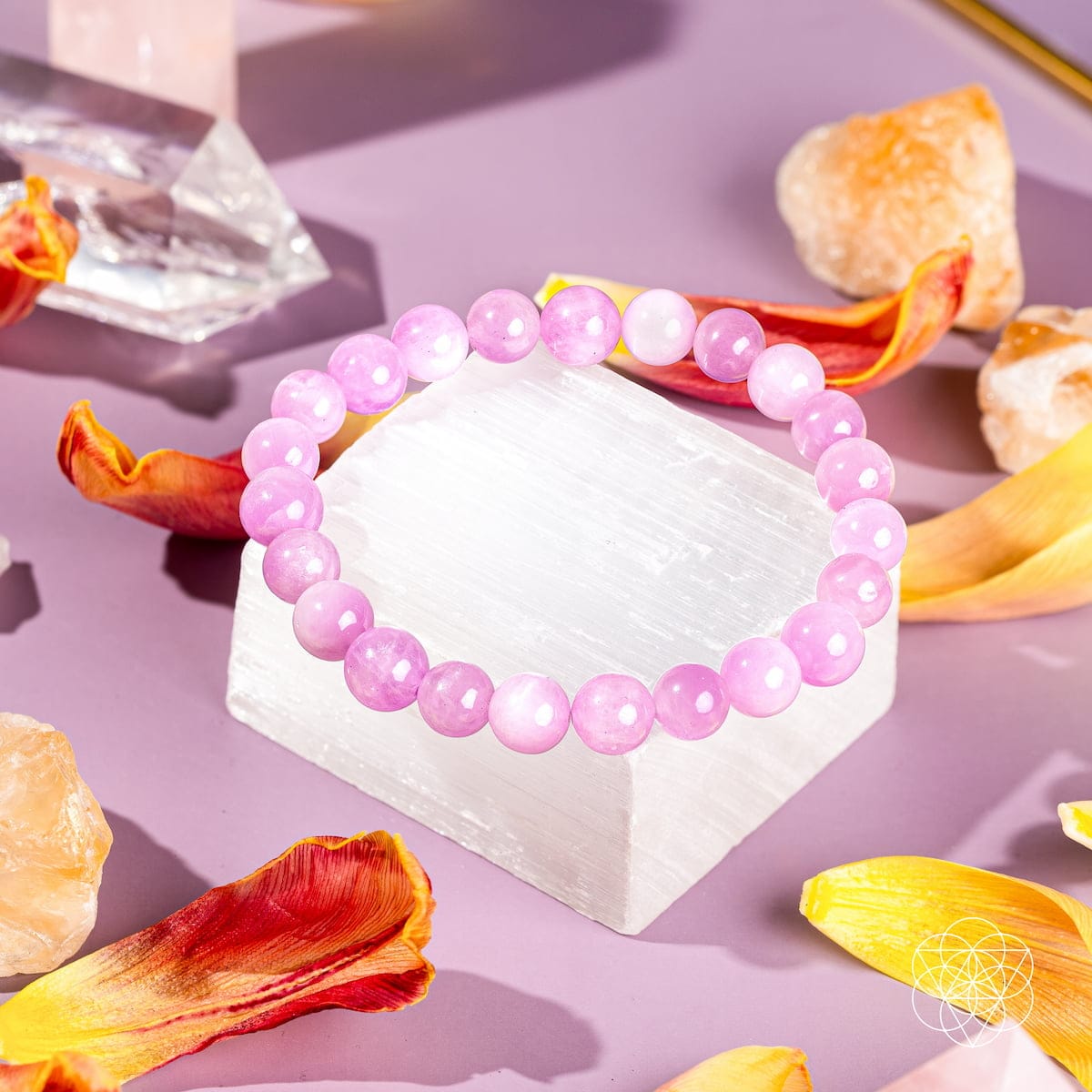 The Heart Reset - Rare Pink Kunzite Bracelet - A-1 Thread Vault
