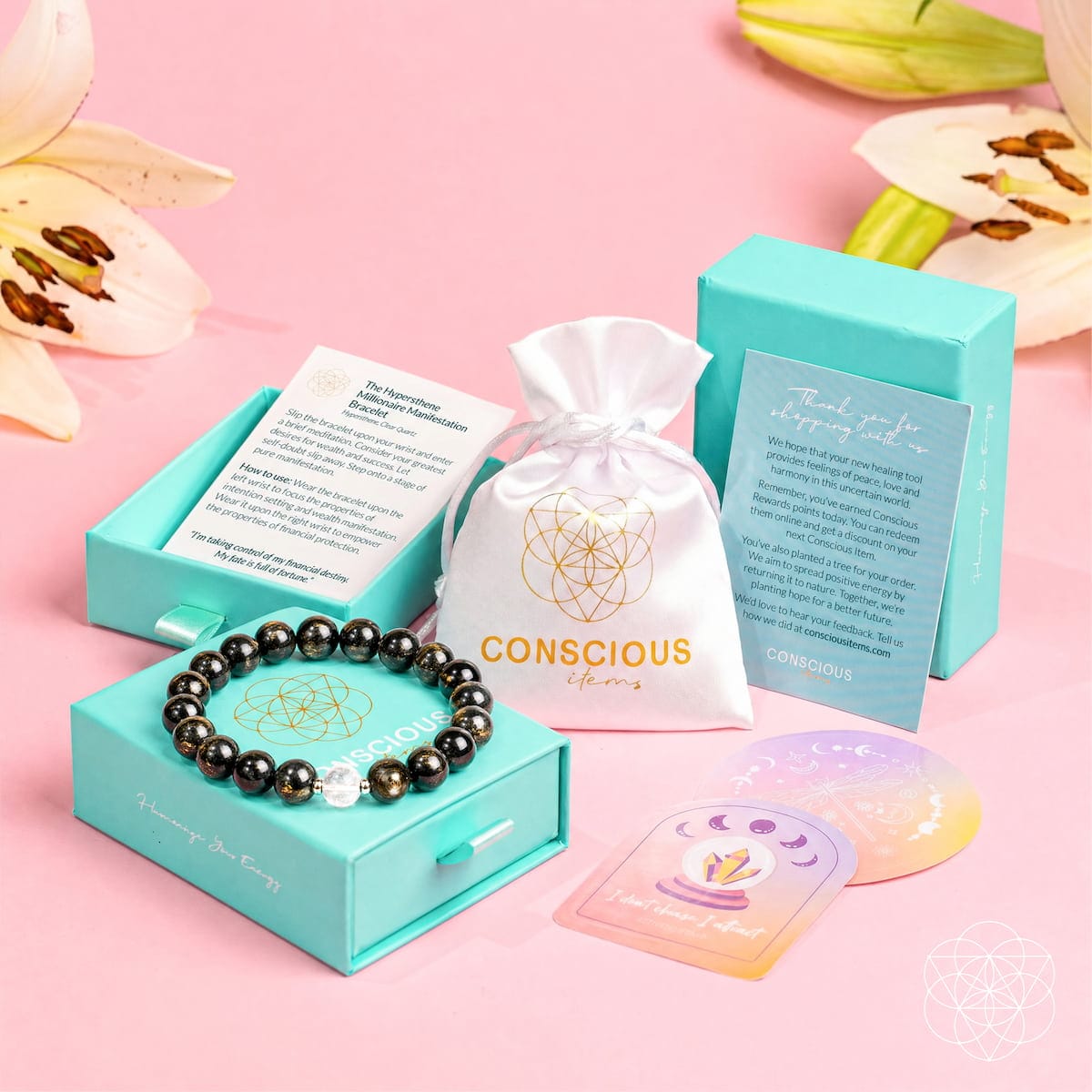 The Hypersthene Millionaire Manifestation Bracelet - A-1 Thread Vault