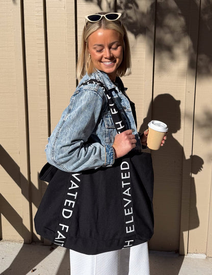 The Large Everyday Black Tote - A-1 Thread Vault