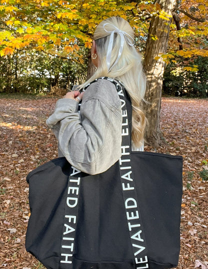 The Large Everyday Black Tote - A-1 Thread Vault