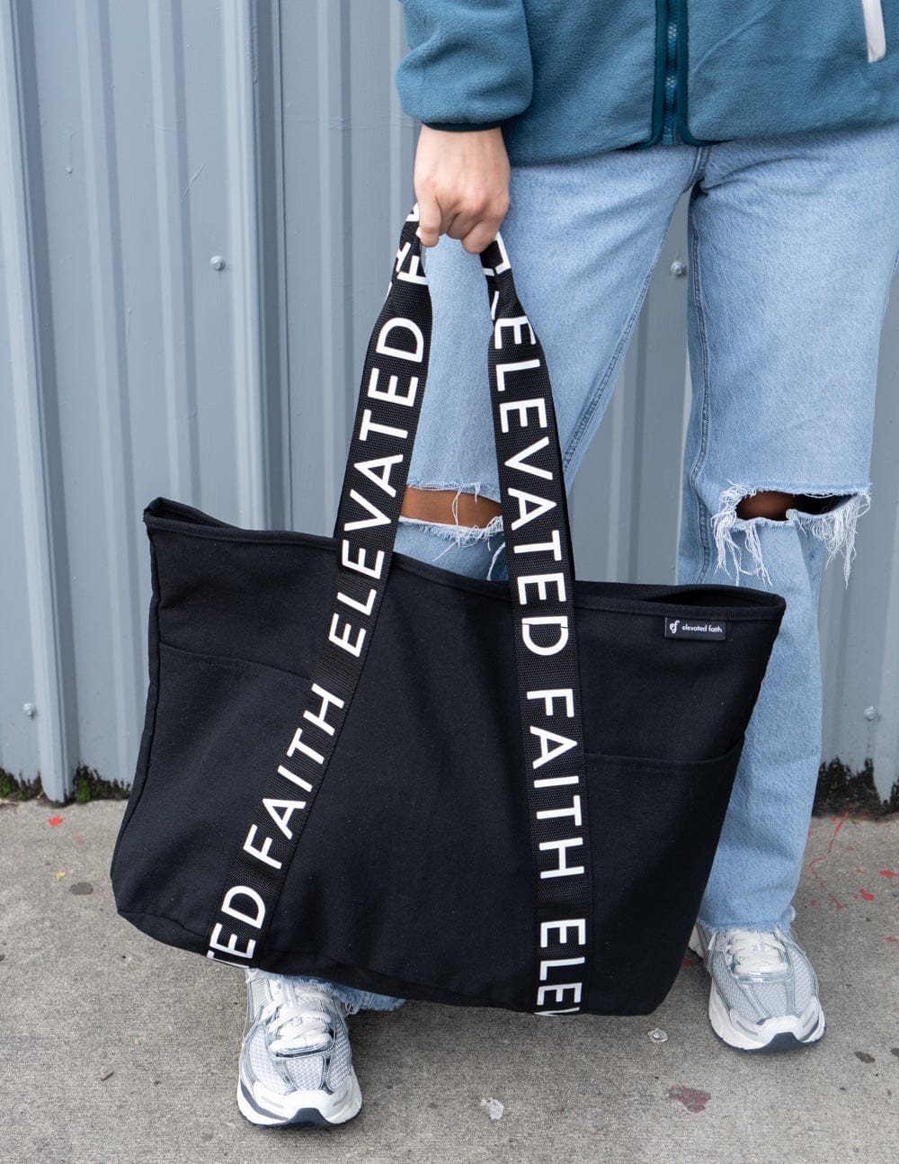 The Large Everyday Black Tote - A-1 Thread Vault