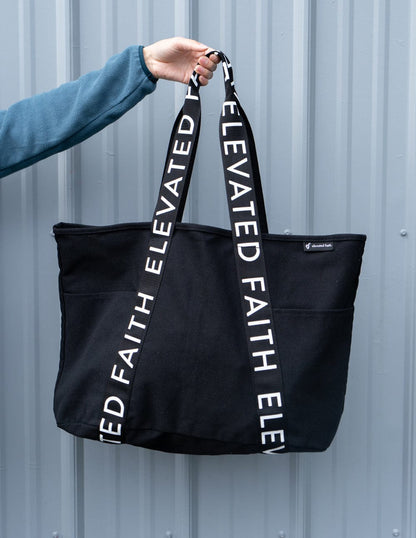 The Large Everyday Black Tote - A-1 Thread Vault