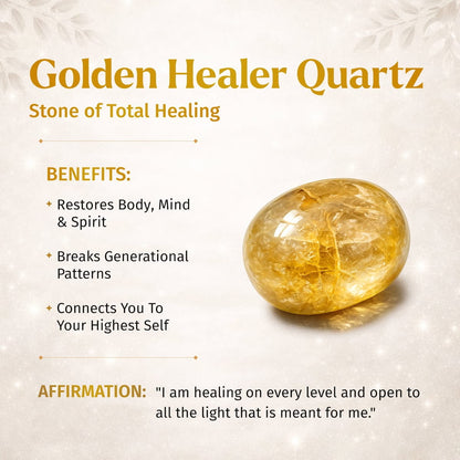 The Master Reset – Golden Healer Quartz Bracelet - A-1 Thread Vault