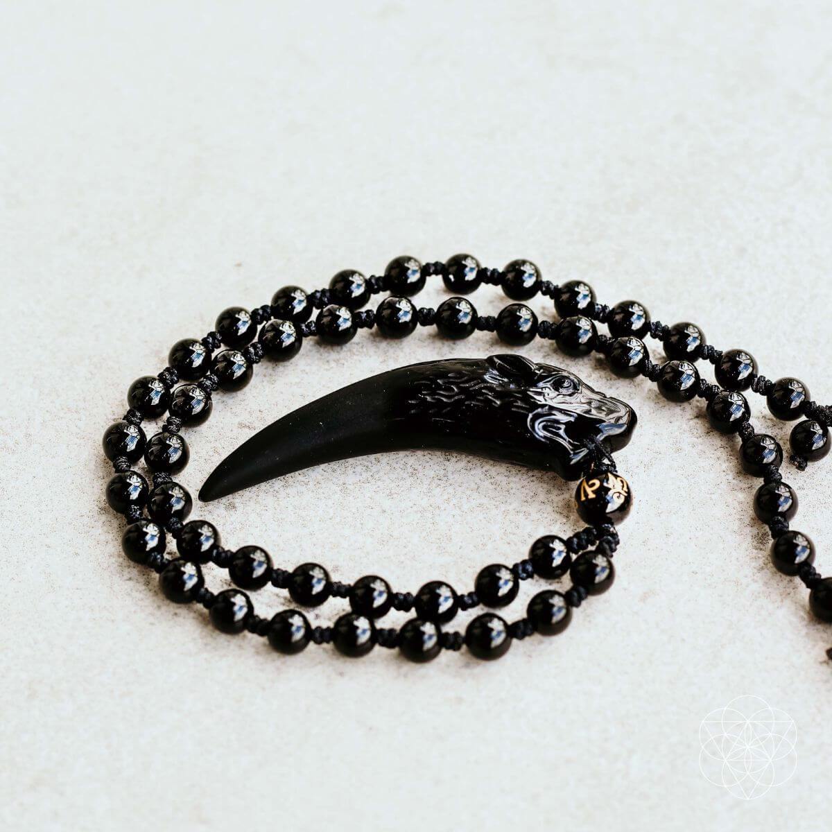 The Obsidian Wolf Pendant - A-1 Thread Vault
