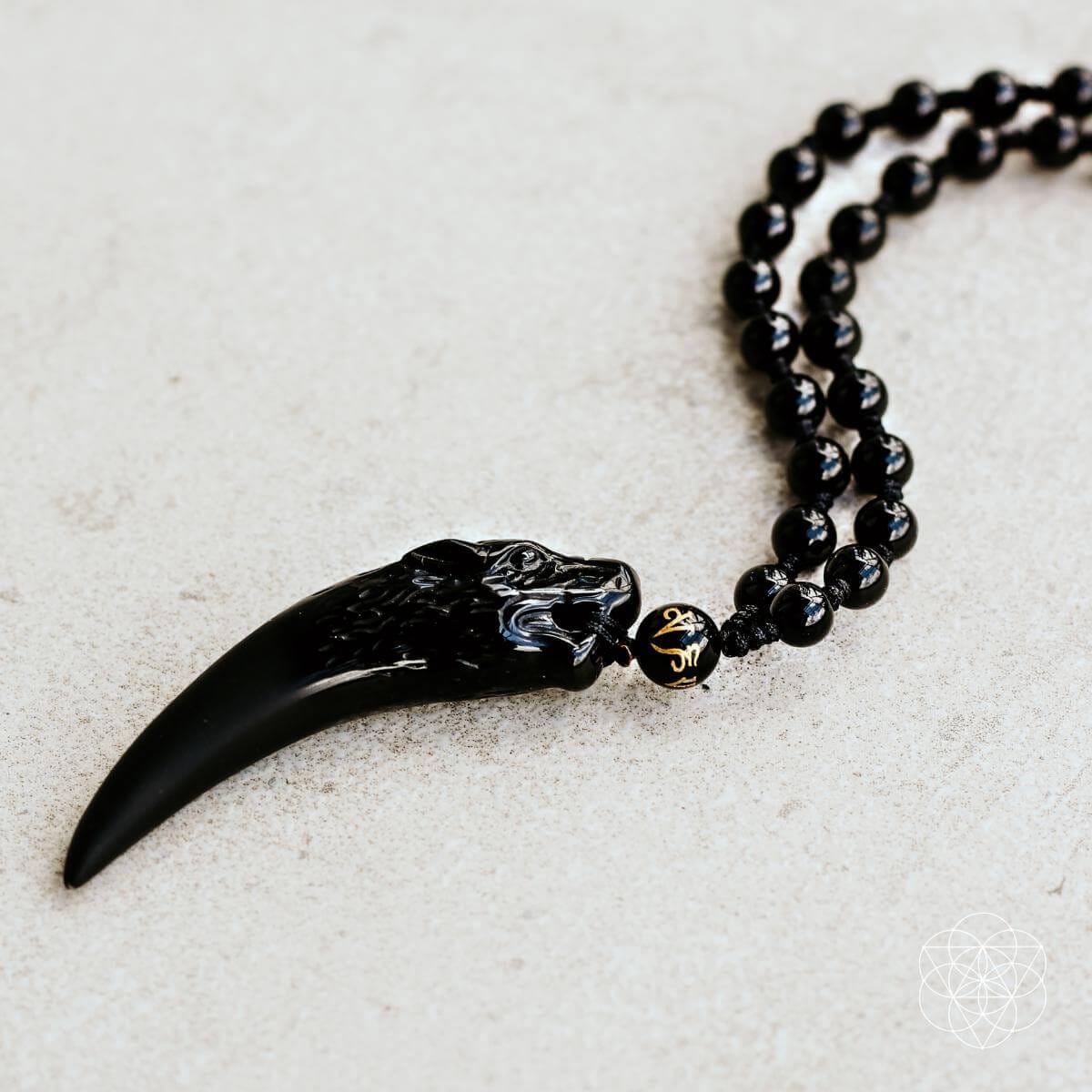 The Obsidian Wolf Pendant - A-1 Thread Vault