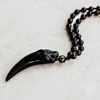 The Obsidian Wolf Pendant - A-1 Thread Vault