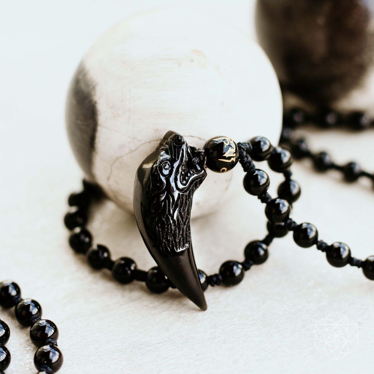 The Obsidian Wolf Pendant - A-1 Thread Vault
