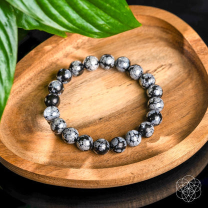 The Pattern Breaker – Snowflake Obsidian Bracelet - A-1 Thread Vault