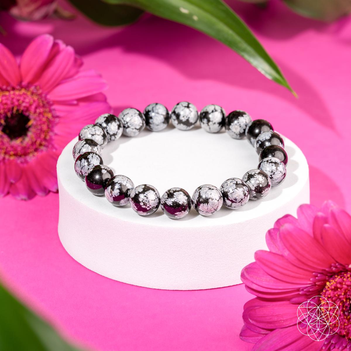 The Pattern Breaker – Snowflake Obsidian Bracelet - A-1 Thread Vault