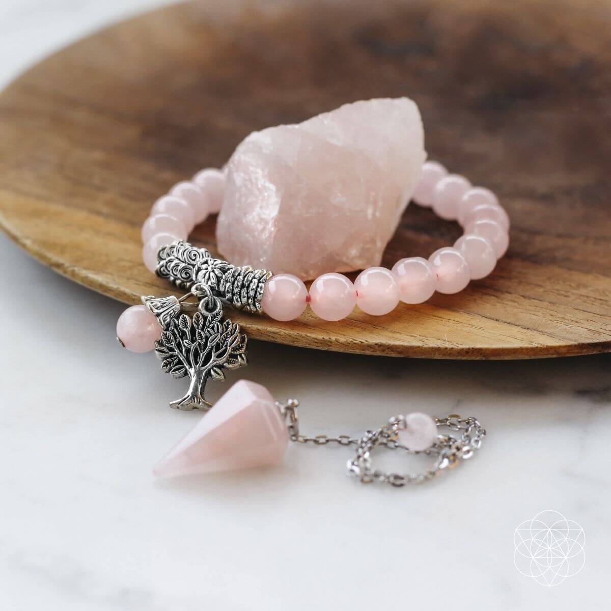 The Rose Quartz Healing Crystal Set - A-1 Thread Vault
