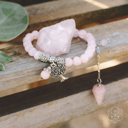 The Rose Quartz Healing Crystal Set - A-1 Thread Vault