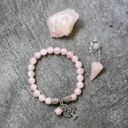 The Rose Quartz Healing Crystal Set - A-1 Thread Vault