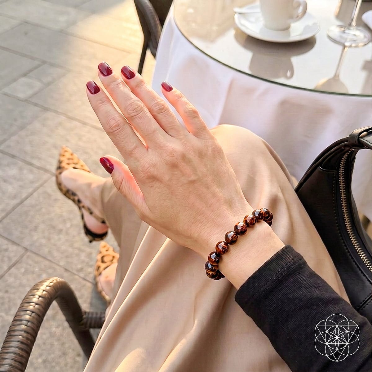The Self-Sabotage Breaker - Mahogany Obsidian Bracelet - A-1 Thread Vault
