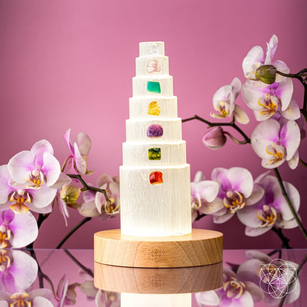 The Stress Shield Lamp - 7 Stones of Healing - A-1 Thread Vault