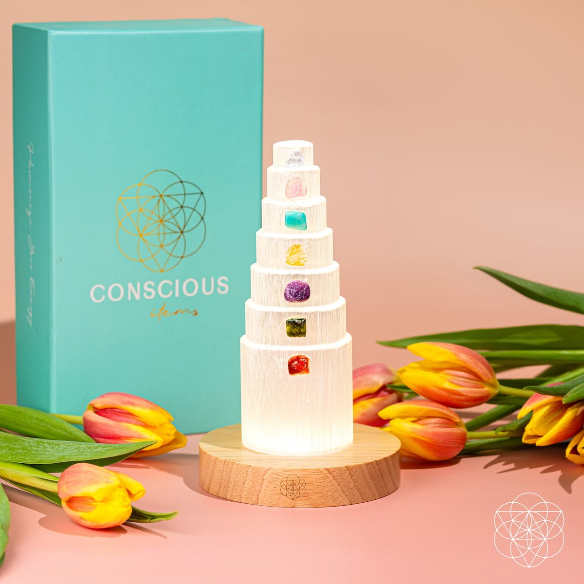 The Stress Shield Lamp - 7 Stones of Healing - A-1 Thread Vault