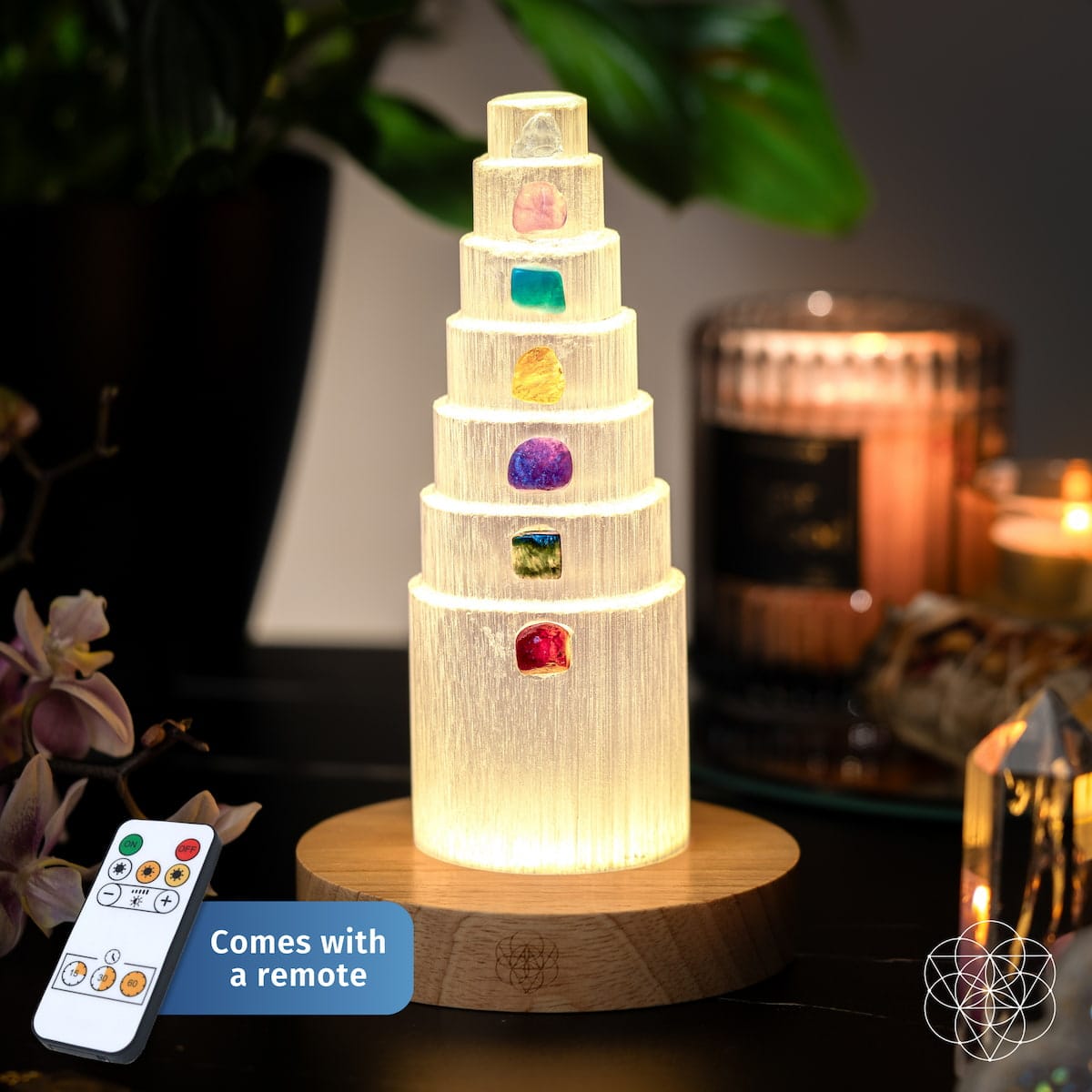The Stress Shield Lamp - 7 Stones of Healing - A-1 Thread Vault